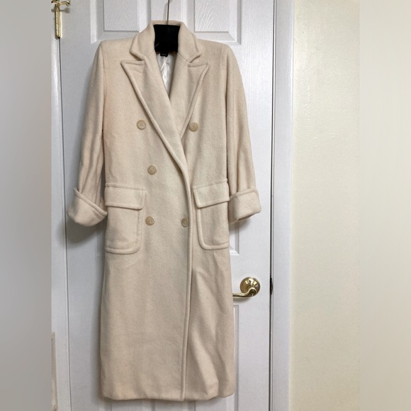 Lauren Ralph Lauren ivory wool coat 2P - Picture 1 of 6